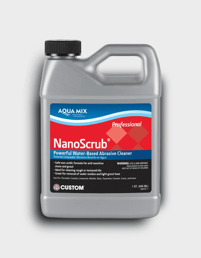 AQUAMIX NanoScrub abrasive cream cleaner for textured tile