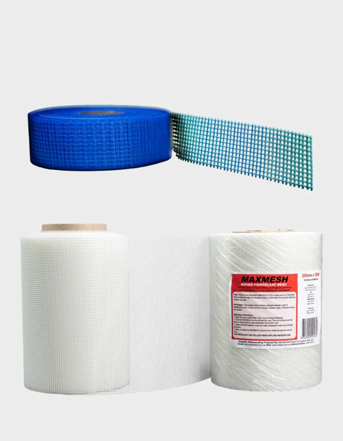 MAXMESH used with MAXSEAL FLEX on concrete surface