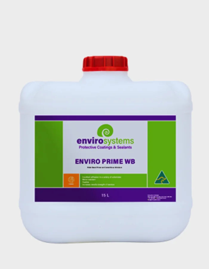 Enviro Prime WB water-based primer and cementitious admixture – Envirosystems waterproofing product